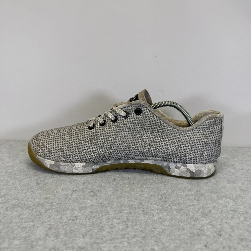 NOBULL Shoes Mens Size 8.5 SuperFabric Low Top Grey CrossFit Workout Sneakers - Picture 7 of 10